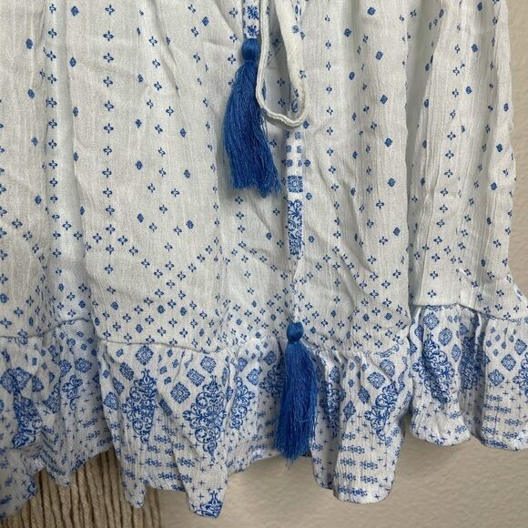 Forever 21 Tassel Geo Print Top Large - Picture 6 of 11